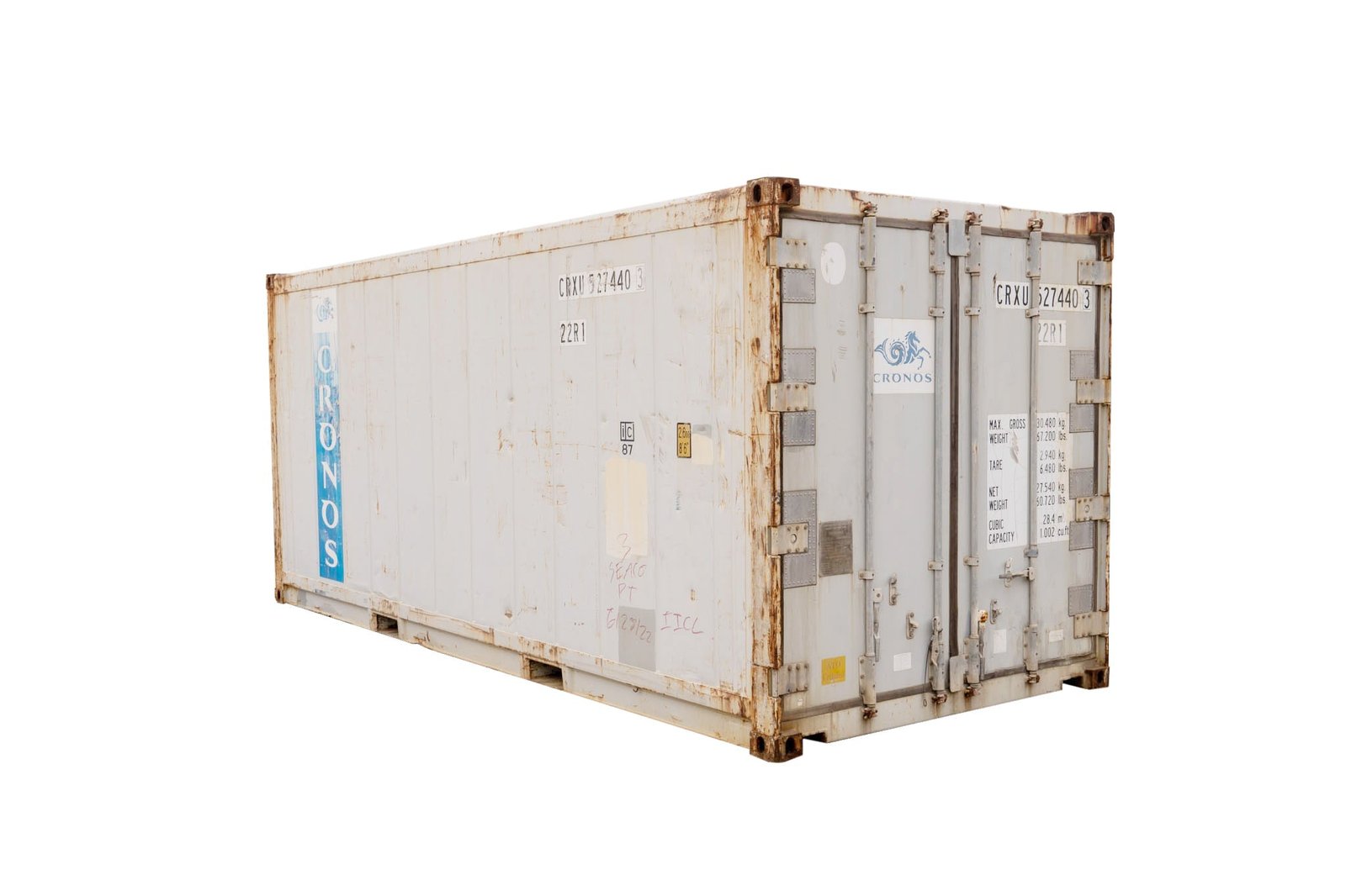 Where to Buy 20' Standard Height Used Insulated Container (Non-Working Refrigerated)?