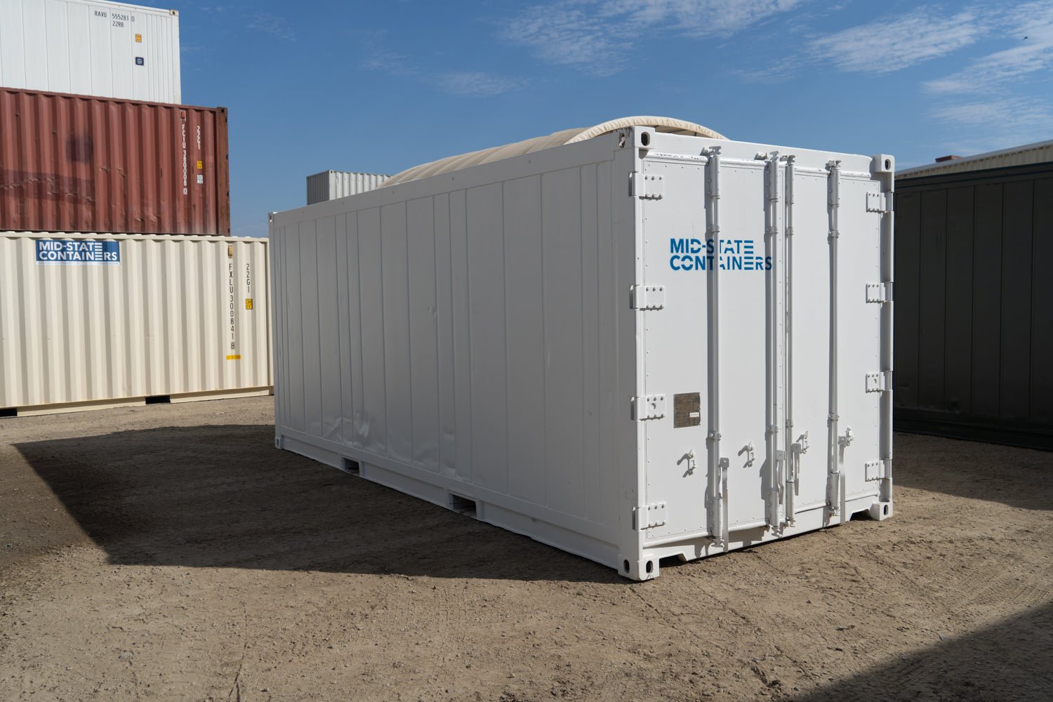 Where to Buy 20' STD Refrigerated Container Used Box - New Motor (Single Phase 2.5 HP Cooler)?