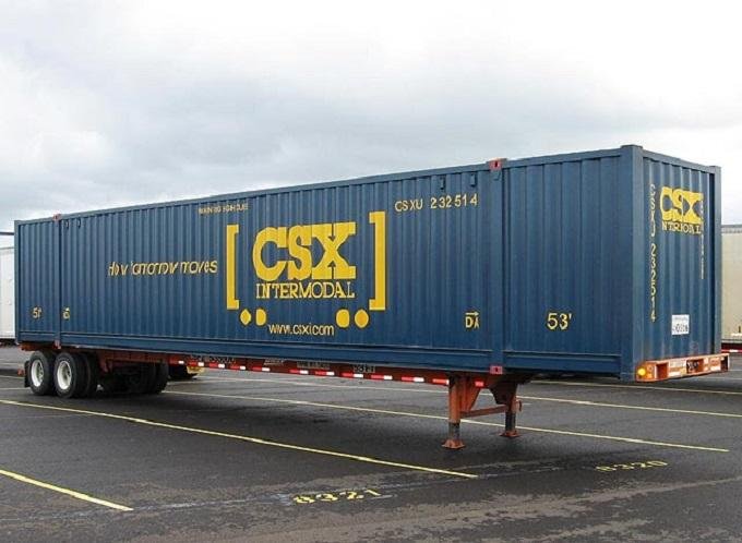 a 53 foot container been ready for delivery