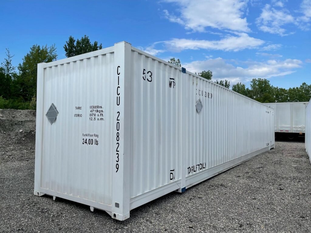 a 53 foot container exterior