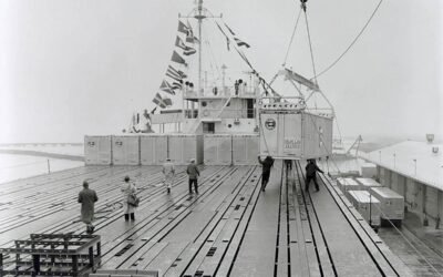 When Were Metal Shipping Containers Available to the Public?