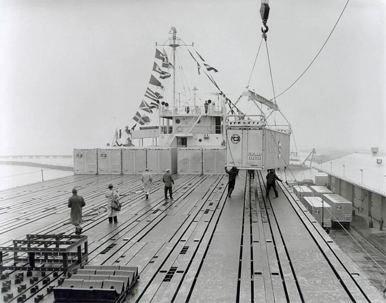 When Were Metal Shipping Containers Available to the Public?