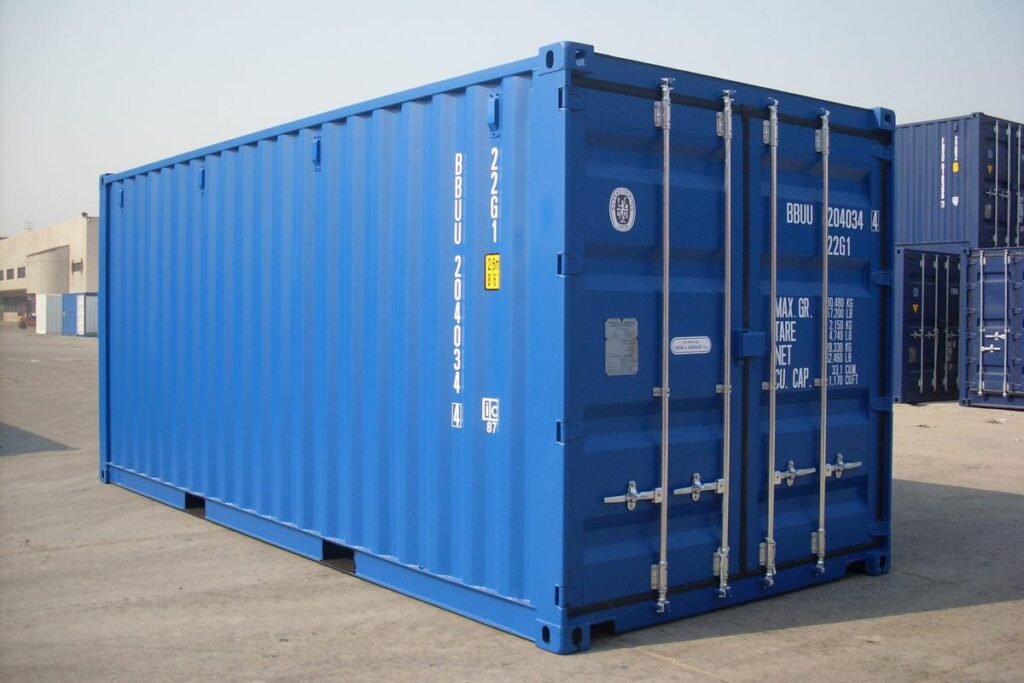 Standard 20 foot sea container dimensions and measurements