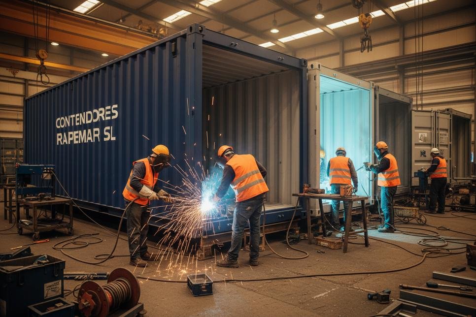 containers been inspected after manufacturing complete and last touches been added