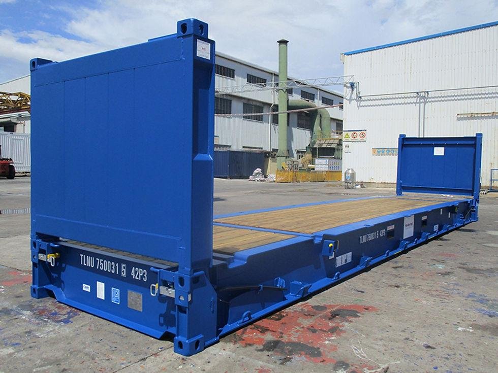 Examples of standard, refrigerated and specialised freight containers.